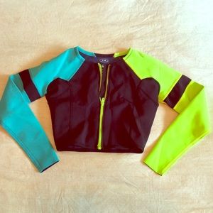 ROXY "Shorebreak" Cropped Wet Suit Top